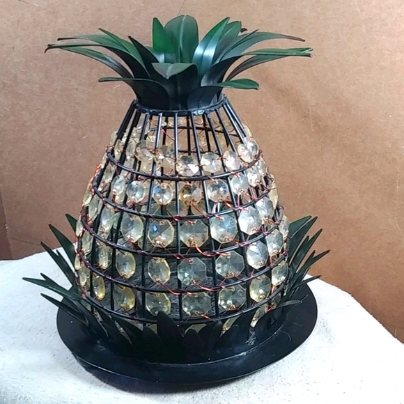 Other - Bling unique pineapple candle holder